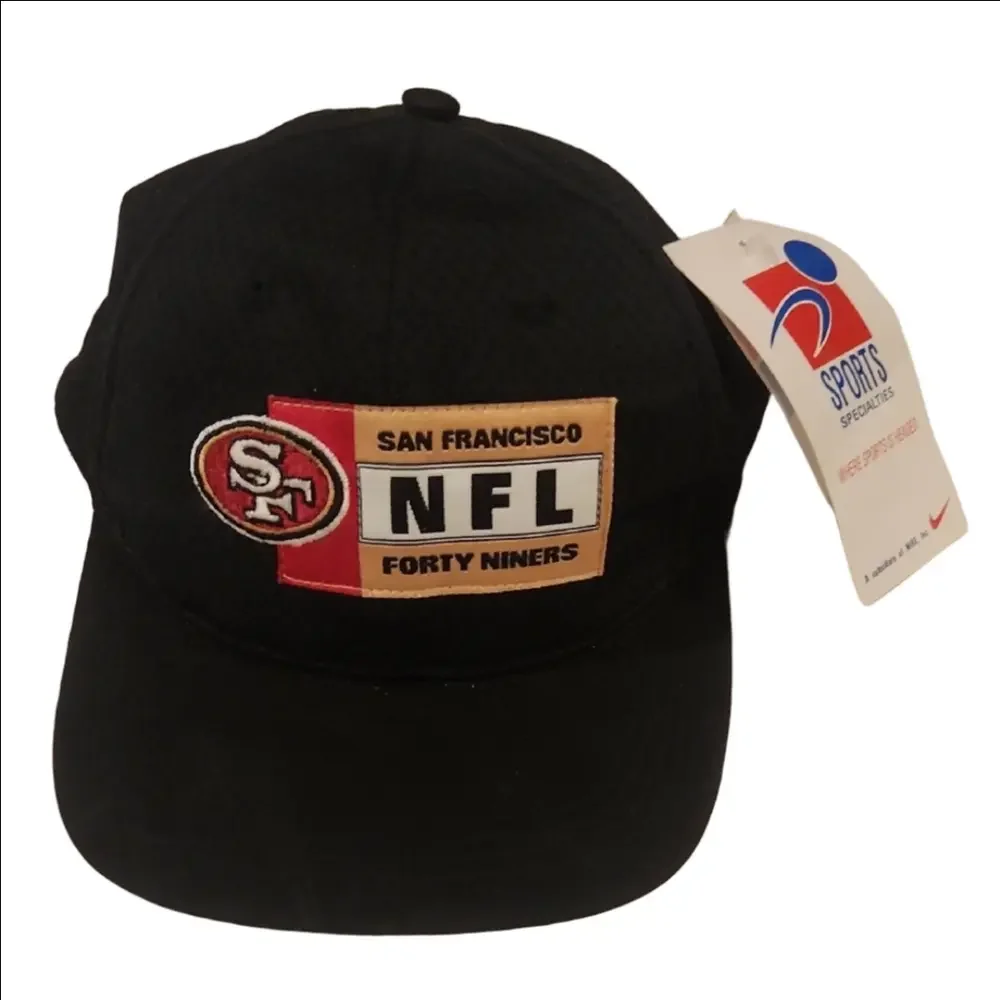 Sports Specialties by Nike Vintage Black and Red SF 49ers NFL Cap